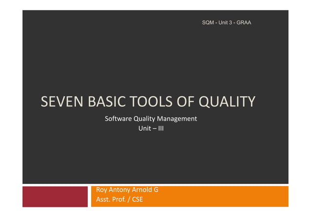 Seven basic tools of quality | PDF