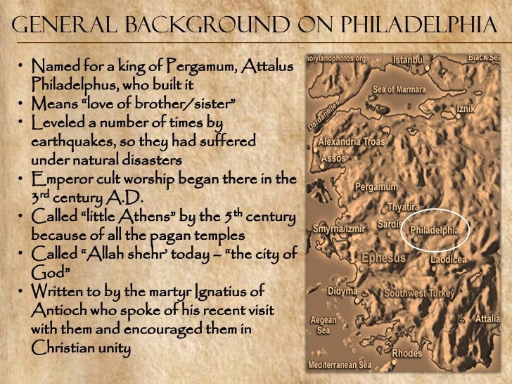 Seven churches - Philadelphia