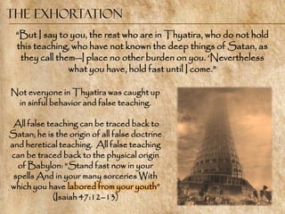 Seven Churches - Thyatira