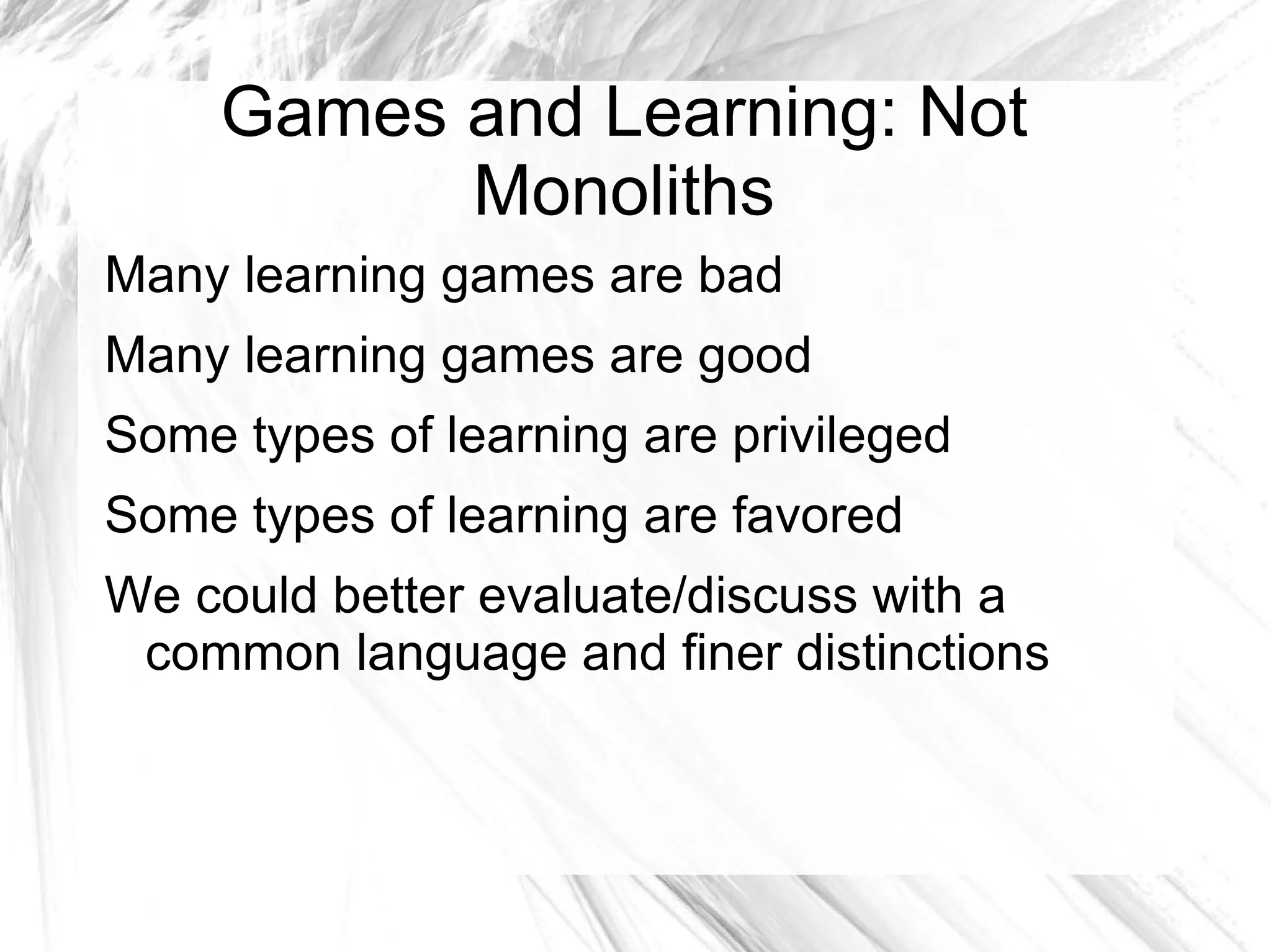 Why it might be useful 