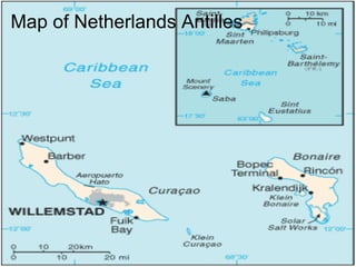 Map of Netherlands Antilles
 