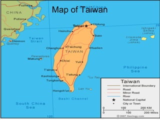 Map of Taiwan
 