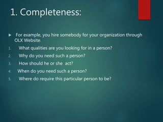 transcript & coding | pdf | interview | business... Seven c's of business communication | PPTX
