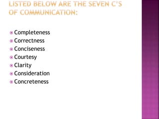 Seven c’s of effective communication | PPTX | Computer Networking ...