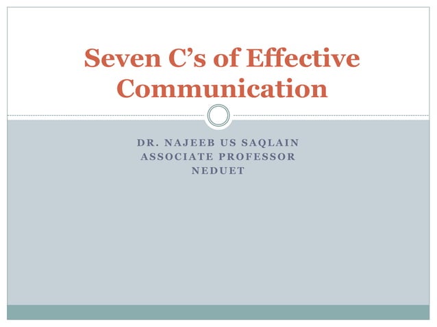 Seven C's of Effective Communication.pptx