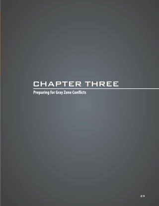 Deterring the Use of Nuclear Weapons « 29
CHAPTER THREE
Preparing for Gray Zone Conflicts
29
 