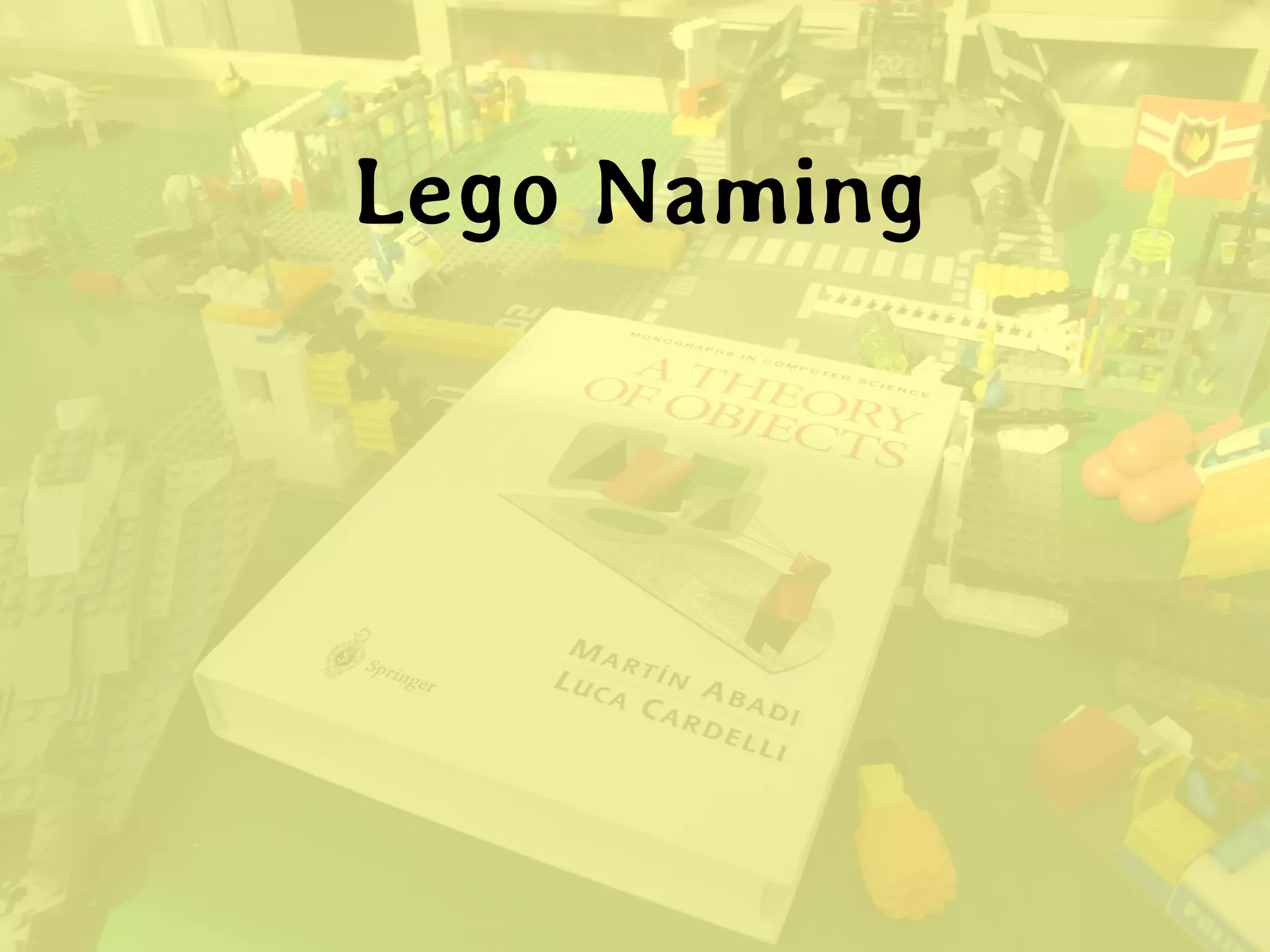 Lego Naming
 