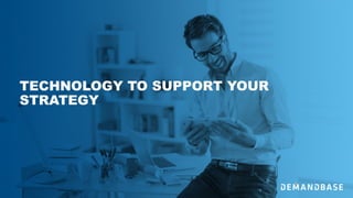 TECHNOLOGY TO SUPPORT YOUR
STRATEGY
 