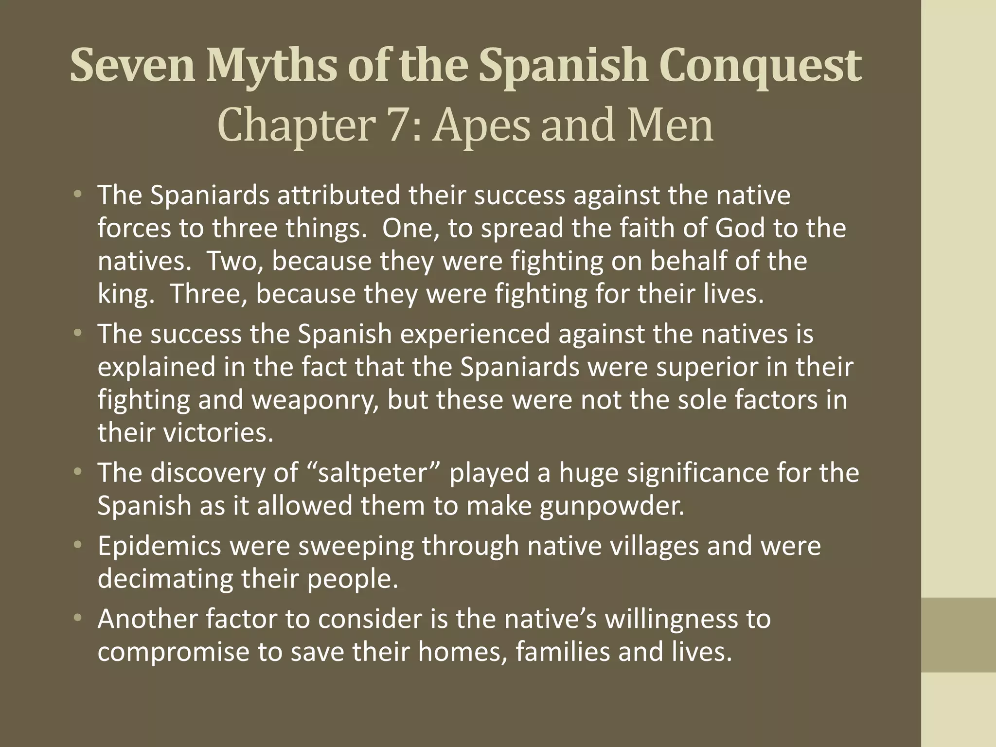 Seven myths of the spanish conquest | PDF
