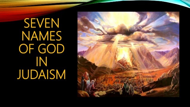 Seven names of god in judaism, Seven names of God in Christianism
