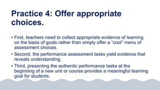 Seven practices for effective learning | PPTX