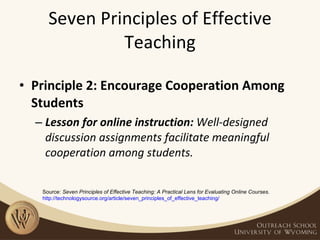 Seven principleseffectiveteaching | PPT