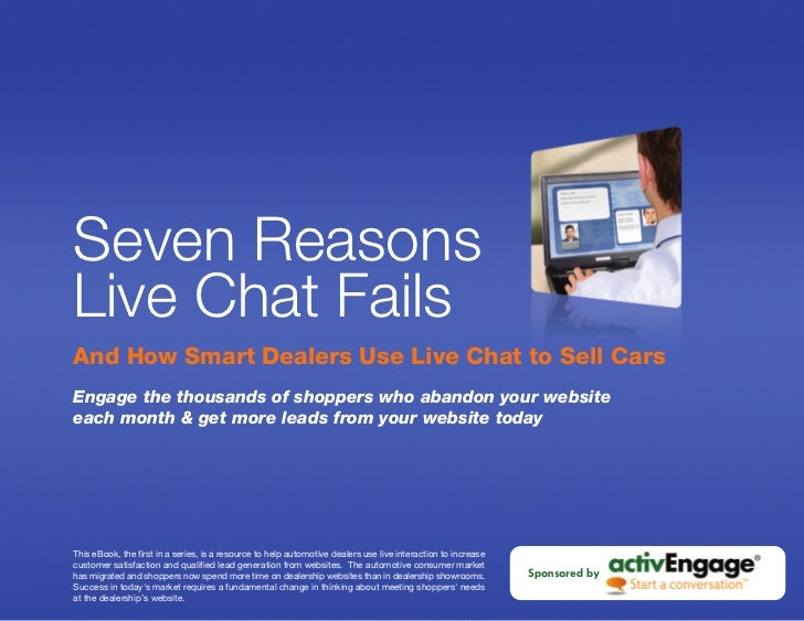 Seven Reasons Live Chat Fails Seven Reasons Live Chat Fails