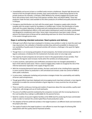 Seven seasons of learning and engaging smallholder farmers in the drought-prone areas of sub-Saharan Africa and South Asia through Tropical Legumes 
