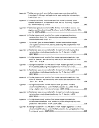 Seven seasons of learning and engaging smallholder farmers in the drought-prone areas of sub-Saharan Africa and South Asia through Tropical Legumes 