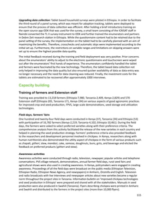 Seven seasons of learning and engaging smallholder farmers in the drought-prone areas of sub-Saharan Africa and South Asia through Tropical Legumes 