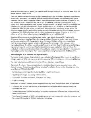 Seven seasons of learning and engaging smallholder farmers in the drought-prone areas of sub-Saharan Africa and South Asia through Tropical Legumes 