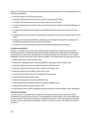 Seven seasons of learning and engaging smallholder farmers in the drought-prone areas of sub-Saharan Africa and South Asia through Tropical Legumes 