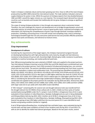 Seven seasons of learning and engaging smallholder farmers in the drought-prone areas of sub-Saharan Africa and South Asia through Tropical Legumes 