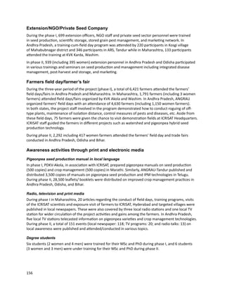 Seven seasons of learning and engaging smallholder farmers in the drought-prone areas of sub-Saharan Africa and South Asia through Tropical Legumes 