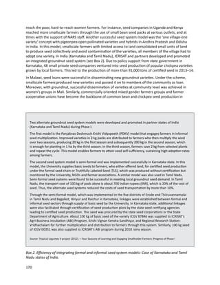 Seven seasons of learning and engaging smallholder farmers in the drought-prone areas of sub-Saharan Africa and South Asia through Tropical Legumes 