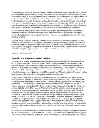Seven seasons of learning and engaging smallholder farmers in the drought-prone areas of sub-Saharan Africa and South Asia through Tropical Legumes 