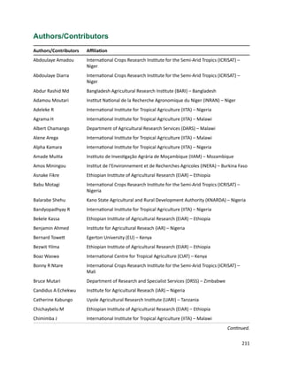 Seven seasons of learning and engaging smallholder farmers in the drought-prone areas of sub-Saharan Africa and South Asia through Tropical Legumes 