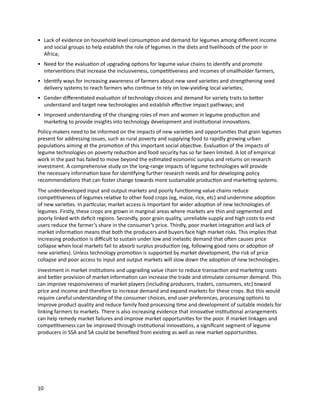 Seven seasons of learning and engaging smallholder farmers in the drought-prone areas of sub-Saharan Africa and South Asia through Tropical Legumes 