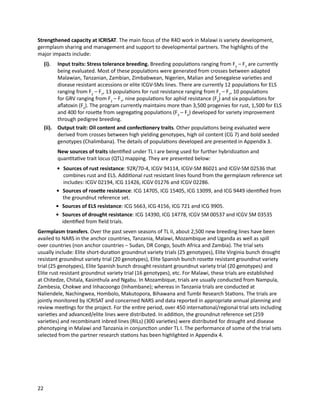 Seven seasons of learning and engaging smallholder farmers in the drought-prone areas of sub-Saharan Africa and South Asia through Tropical Legumes 