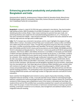 Seven seasons of learning and engaging smallholder farmers in the drought-prone areas of sub-Saharan Africa and South Asia through Tropical Legumes 