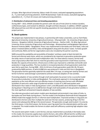 Seven seasons of learning and engaging smallholder farmers in the drought-prone areas of sub-Saharan Africa and South Asia through Tropical Legumes 