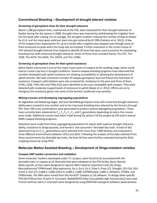 Seven seasons of learning and engaging smallholder farmers in the drought-prone areas of sub-Saharan Africa and South Asia through Tropical Legumes 