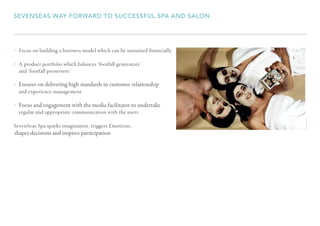 Sevenseas spa company profile april 2015