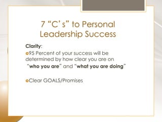 Seven secrets of leadership | PDF