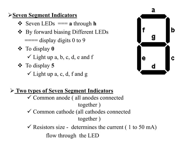 Seven segment decoders | PPT