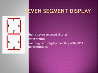 Seven Segment Display | PPTX