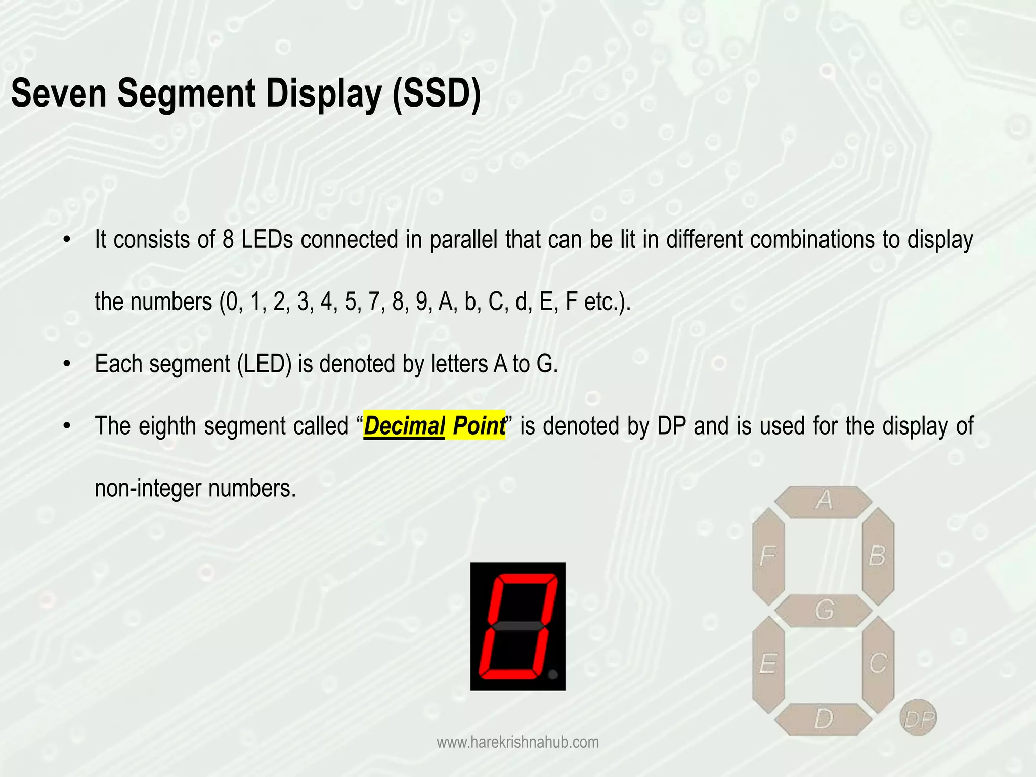 Seven segment display | PPTX