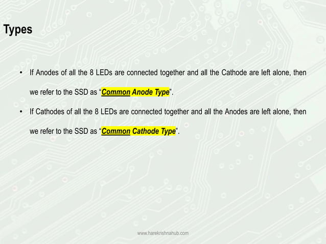 Seven segment display | PPTX