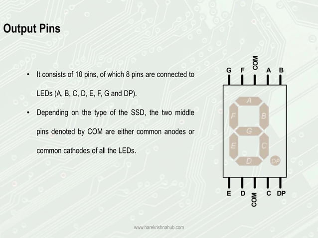 Seven segment display | PPTX
