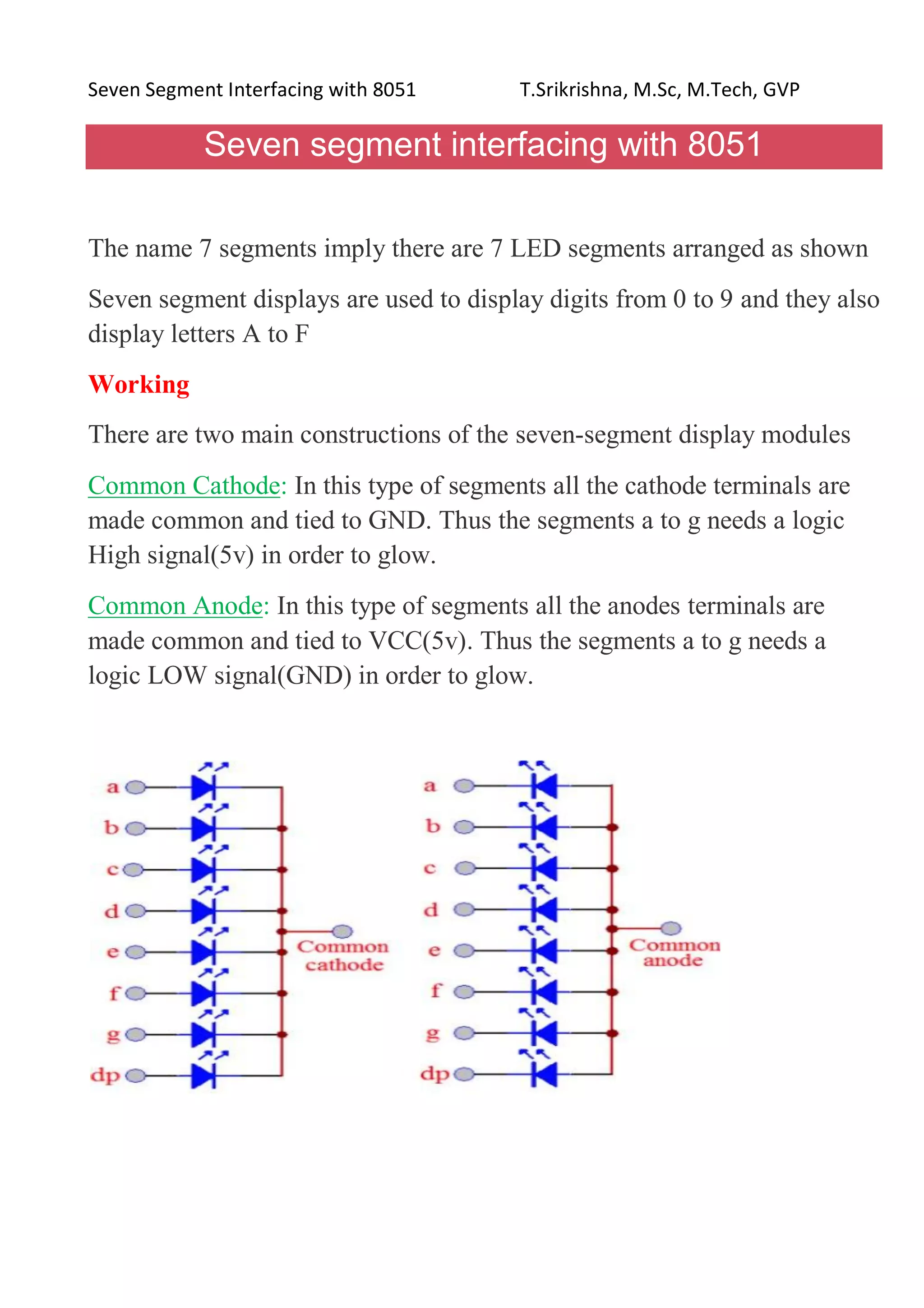 Seven segment interfacing with 8051.pdf