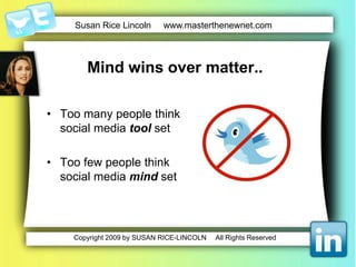 1. Thinkpersonal, not corporate..