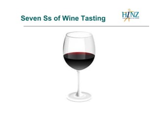 Seven Ss of Wine Tasting
 