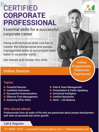 Seven steps academy online courses