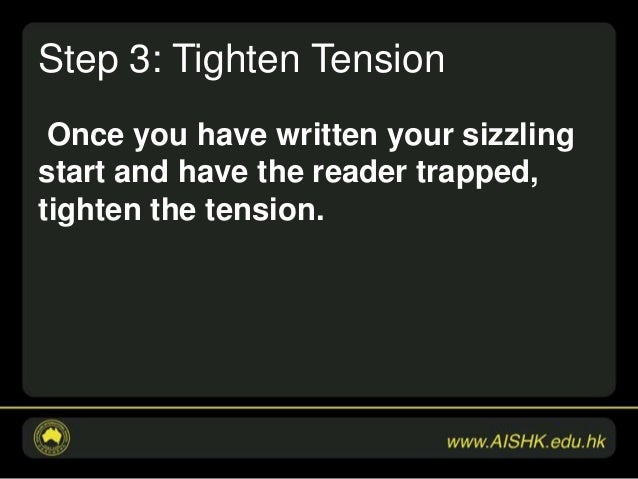 Image result for tighten tension writing