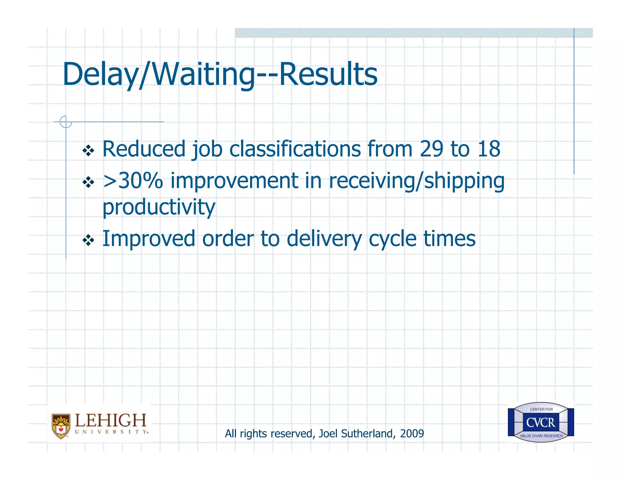 Seven Supply Chain Wastes