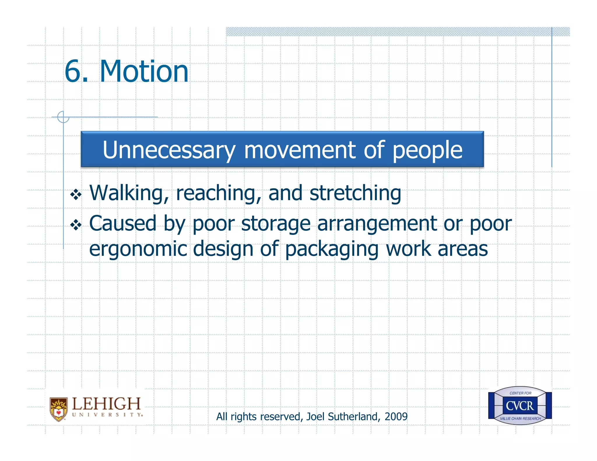 Seven Supply Chain Wastes