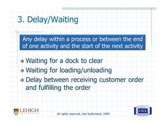 Seven Supply Chain Wastes