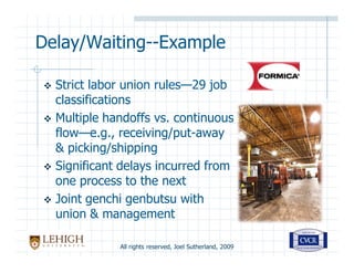 Seven Supply Chain Wastes