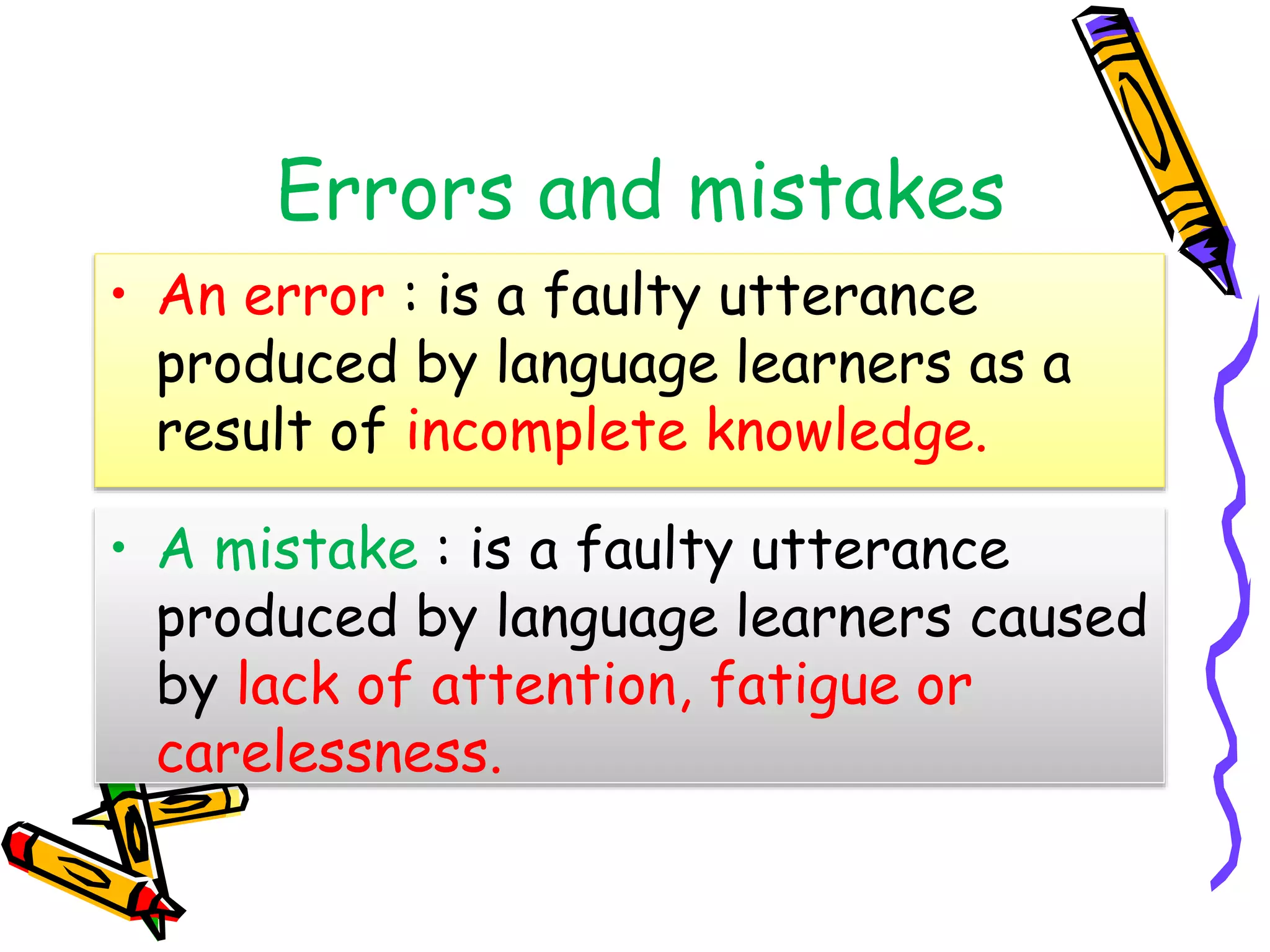 Error analysis | PPTX
