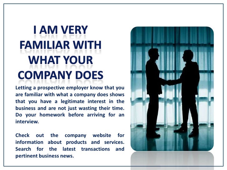 things to say in an interview